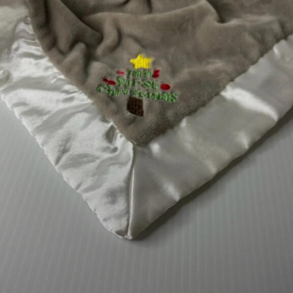 Baby Gund Snowman Lovey “Baby’s 1st Christmas” Security Blanket Lovie 4061087